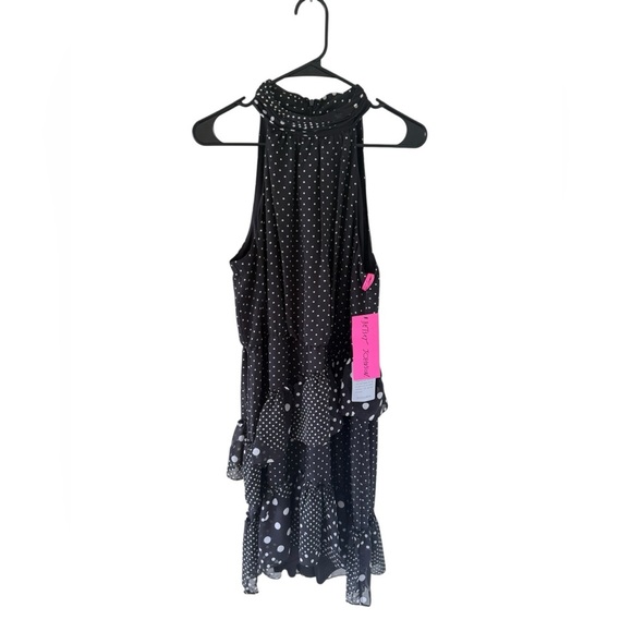 Betsey Johnson NEW Polka Dot Halter Neck Dress - Picture 2 of 6